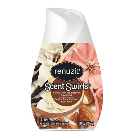 Renuzit Adjustables Air Freshener, Vanilla, Apricot Blossom&Almond, 7oz, PK12 DIA 03661